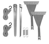 Moritz Sangle de tempête universelle de camping 2 x 4,8 m pour store banne à cassette I camping-car caravane I Protection contre les tempêtes I Corde de tension I Kit de serrage I Auvents