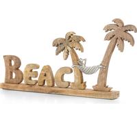 Moritz Sculpture Plage | Vacances sous les palmiers | 70 x 7 x 33 cm | Eté Soleil Mer | Décoration | Deko Présentoir | Hamac