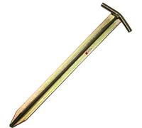 Moritz Stahl Deluxe T-Profil Piquets 30 cm Sardines stables Piquets de tente Résistants à la tempête Piquets de tente Camping Ancres de terre Piquets de tente