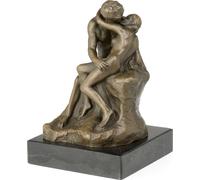 Moritz Statue en bronze Baiser de Rodin Hauteur 13,5 cm 1,25 kg Sculpture Statue Style antique historique Décoration Vintage