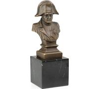 Moritz Statue en bronze Buste de l'Empereur Napoléon Hauteur 20 cm 1,4 kg Sculpture Statue Style antique historique Décoration Vintage