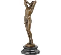 Moritz Statue en bronze Homme nu Nudité Hauteur 31,5 cm 1,95 kg Sculpture Statue Style antique historique Décoration Vintage