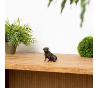 Moritz Statuette en bronze Chiot assis Hauteur 8,5 cm 0,4 kg Sculpture Statue Antique