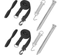 Moritz Sturband 2x 3M pour les boucles de l'auvent à l'extérieur de la caravane I Sécurité anti-tempête corde de tempête câble de haubanage kit de haubanage stores à cassette rail de store
