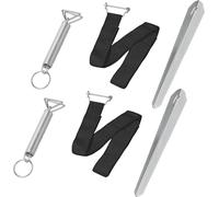 Moritz Sturmband 2x 3,5M Universal avec boucle Camping-car Sécurité anti-tempête corde de tempête hauban Set de haubanage stores à cassette rail de store