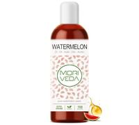 MoriVeda® - 100 ml d'huile de graines de pastèque, huile de cuisson 100% pure et naturelle pour la cuisine, le massage, la peau, les cheveux, la barbe et comme huile de bain (1x100 ml)