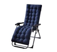 Morkite Coussin de Chaise Longue Bain de Soleil, Coussin Transat Jardin Exterieur avec Capuche Antidérapante, Coussin Matelassé Chaise Longue Épais, Coussin Transat pour Fauteuil Relax Lounge