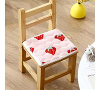 Morkite Coussin de chaise rond pour enfant - Doux et confortable - Antidérapant - Avec rubans - Pour l'extérieur et l'intérieur