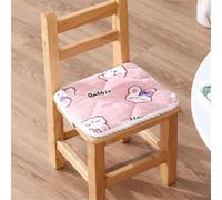 Morkite Coussin de chaise rond pour enfant - Doux et confortable - Antidérapant - Avec rubans - Pour l'extérieur et l'intérieur