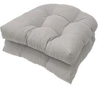 Morkite Lot de 2 coussins de chaise, de fauteuil, de dossier, 48 x 48 cm, coussin d'assise pour l'extérieur