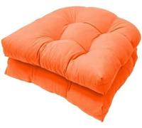 Morkite Lot de 2 coussins de chaise, de fauteuil, de dossier, 48 x 48 cm, coussin d'assise pour l'extérieur