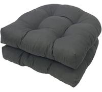 Morkite Lot de 2 coussins de chaise, de fauteuil, de dossier, 48 x 48 cm, coussin d'assise pour l'extérieur