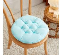 Morkite Lot de 4 coussins ronds pour chaises de terrasse, cuisine, patio, balcon, salon, 40 x 40 cm pour décoration intérieure ou extérieure