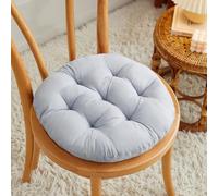 Morkite Lot de 4 coussins ronds pour chaises de terrasse, cuisine, patio, balcon, salon, 40 x 40 cm pour décoration intérieure ou extérieure