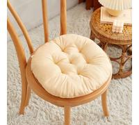 Morkite Lot de 4 coussins ronds pour chaises de terrasse, cuisine, patio, balcon, salon, 40 x 40 cm pour décoration intérieure ou extérieure