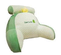 Morkite Oreiller de Lecture de lit, Repose-Dos 2 en 1 pour s'asseoir dans Le lit, Oreiller de canapé Multifonctionnel avec accoudoirs, Confort Et Ergonomie Coussin Cale Dos Canapé pour Lit Fauteuil