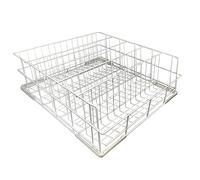 Morleos Panier d'évier Panier en treillis métallique 500x500 mm - 5 rangées Panier d'évier en verre professionnel de la gastronomie Frais. tailles et nombre de rangées