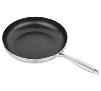 Morleos® Poêle à frire, diamètre : 22 cm, à 5 couches, entièrement antiadhésive, à induction, à gaz, électrique, en acier inoxydable