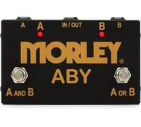 Morley - ABY-G - Pédale sélecteur d'entrée et combineur - Série GOLD - noire et dorée