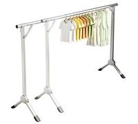 Morlinca Etendoir a Linge Pliable pour l'Intérieur et l'Extérieur Etendage Linge Interieur en Acier Inoxydable, pour Draps, Vêtements, Nettoyage Facile Aussi pour Les Pièces Larges,240cm