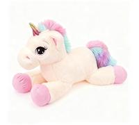 MorLuks Licorne en Peluche Mignonne Douce, Peluche Douce et Moelleuse pour Enfants(40cm)