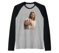 Mormon Choose The Right Jésus CTR Bague Art Manche Raglan