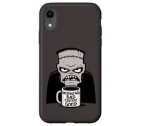 Morning Bad Coffee Good Funny Creepy Reanimation Monster Coque pour iPhone XR