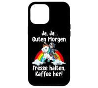 Morning Bad Mood Yeah Yeah Good Morning Shut Up Bring Coffee Coque pour iPhone 12 Pro Max