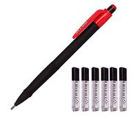 Morning Glory All 100 Plat Mine 1,8 mm Porte-mine Crayon Mécanique pour Dessin Dessin Art, Esquisse/Calligraphie/Marquage (mines 1,8 mm 2B 6 Tubes-36 Mines) Recharge Graphite