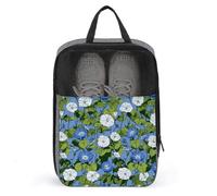 Morning Glory Sac à chaussures pour voyage usage quotidien anti-poussière Pochette de rangement pour chaussures de golf