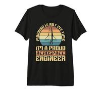 Morning is Not My Time Ingénieur aéronautique Ingénieur aérospatial T-Shirt Haut de Gamme