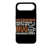 Morning Meetings with My MUG Mandatory Coque pour iPhone Air