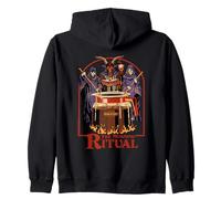 Morning Ritual Santanic Coffee Sarcastic Funny Adult Humor Sweat à Capuche