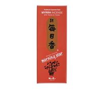Morning Star Myrrhe Lot de 200 bâtons d'encens | Aromathérapie naturelle et écologique | Sans plastique, emballage en papier | Relaxation, méditation et parfum d'intérieur
