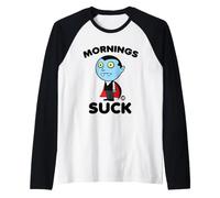Morning Suck Dracula Manche Raglan