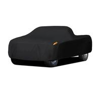 MORNYRAY Housse de Voiture imperméable, résistante à la Neige, aux UV, Coupe-Vent pour l'extérieur, Taille Universelle pour Camion (Noir, Convient aux camions de 533,4 à 584,2 cm)
