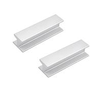 MOROBOR 80mm/3.14" Poignées de Tiroir d'Armoire Instantanées Auto-Adhésives, 2pcs Alliage d'Aluminium Poignées Push-Pull Auto-Adhésives Poignées Auxiliaires de Tiroir de Porte d'Armoire (Argent Mat)