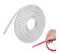 MOROBOR Garniture de moulage flexible, 1 pièce non achevée 3D auto-adhésive en forme de perle à peindre, garniture murale pour miroir, armoire, étagère, fenêtre, porte, décoration, 2 x 1,2 cm