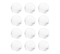 MOROBOR Lot de 12 mini boutons sphériques en acrylique sans perçage pour tiroir de commode, armoire, boîte cadeau (20 mm de diamètre)