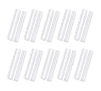 MOROBOR Lot de 20 mini poignées autocollantes instantanées en silicone transparent pour commode, armoire, tiroir, portes en verre, fenêtre