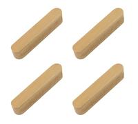 MOROBOR Lot de 4 poignées autocollantes en bois sans perçage pour porte coulissante avec vis pour armoire, tiroir, fenêtre, porte en verre (100 mm)