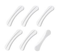 MOROBOR Lot de 6 poignées de tiroir autocollantes en plastique blanc pour porte coulissante de placard de cuisine