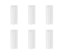 MOROBOR Mini Poignées de tiroirs d'armoires autocollantes, 6pcs Poignées de tiroirs d'armoires autocollantes en silicone blanc pour armoires à vêtements, tiroirs, portes en verre, fenêtres.