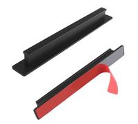 MOROBOR Poignées autocollantes à coller, lot de 2 pièces 210 mm en alliage d'aluminium, poignée poussez-tirez pour porte coulissante, porte de grange, fenêtre, tiroir, armoire, cabinet