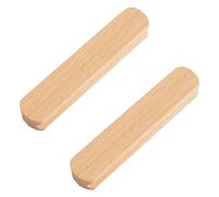 MOROBOR Poignées autocollantes pour meubles, 2 boutons en bois sans perçage pour montage instantané, poignées adhésives pour armoire, salle de bain, commode