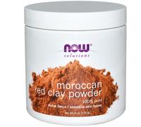 Moroccan Red Clay Facial Detox Powder (170 Gram) - Now Foods