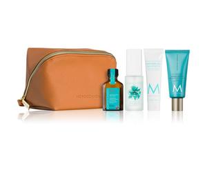 Moroccanoil Body kit voyage corps et cheveux (aqua) 4 pcs