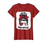 Morocco Femme Drapeau de la Maroc - Supporters Marocains T-Shirt