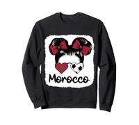 Morocco Fille Drapeau de la Maroc - Supporters Marocains Sweatshirt