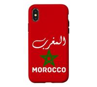 Morocco Flag Graphic Funny Morocco Nation Flag Morocco Coque pour iPhone X/XS